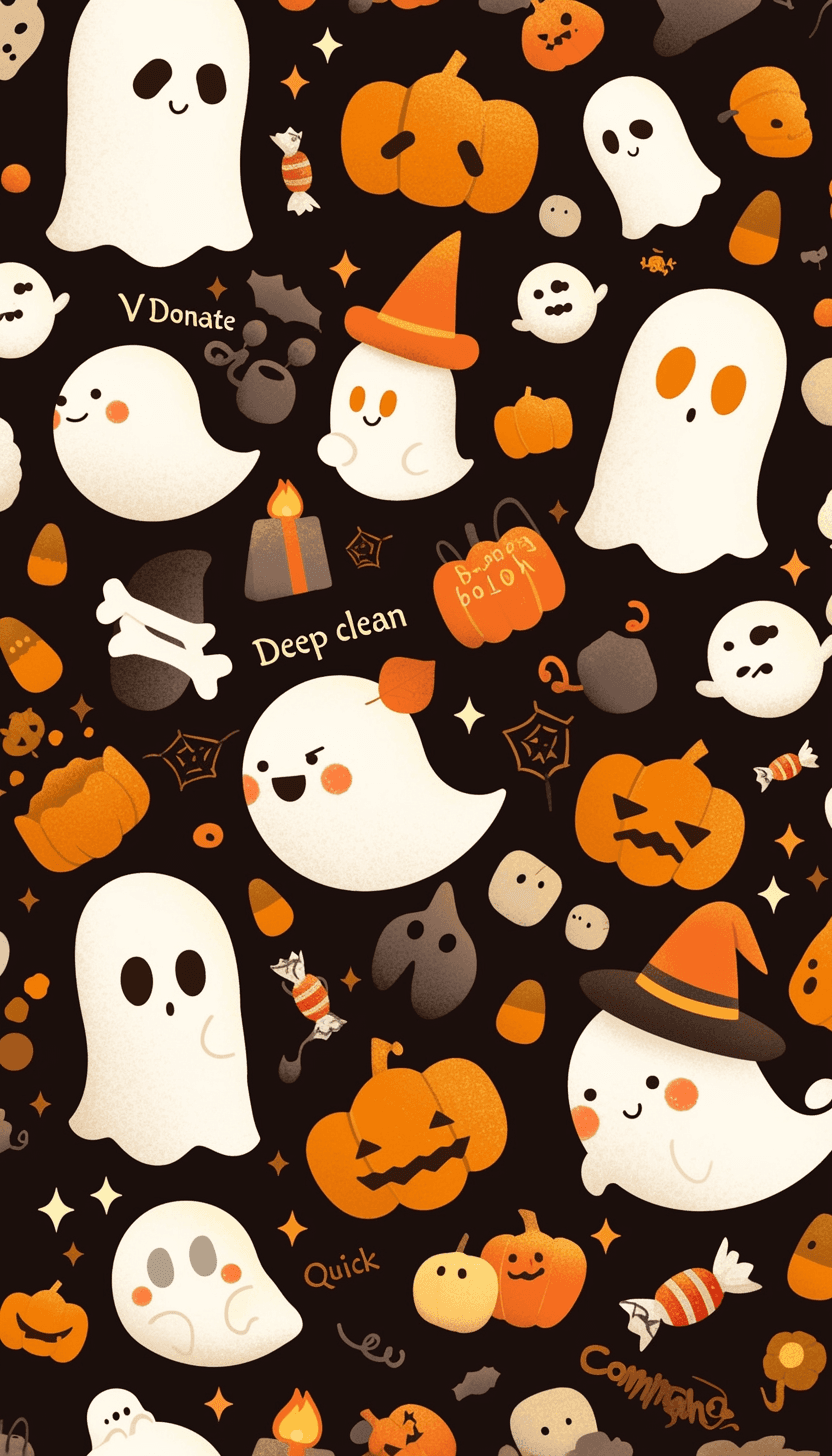 Halloween Ghost 240 original repeating artwork