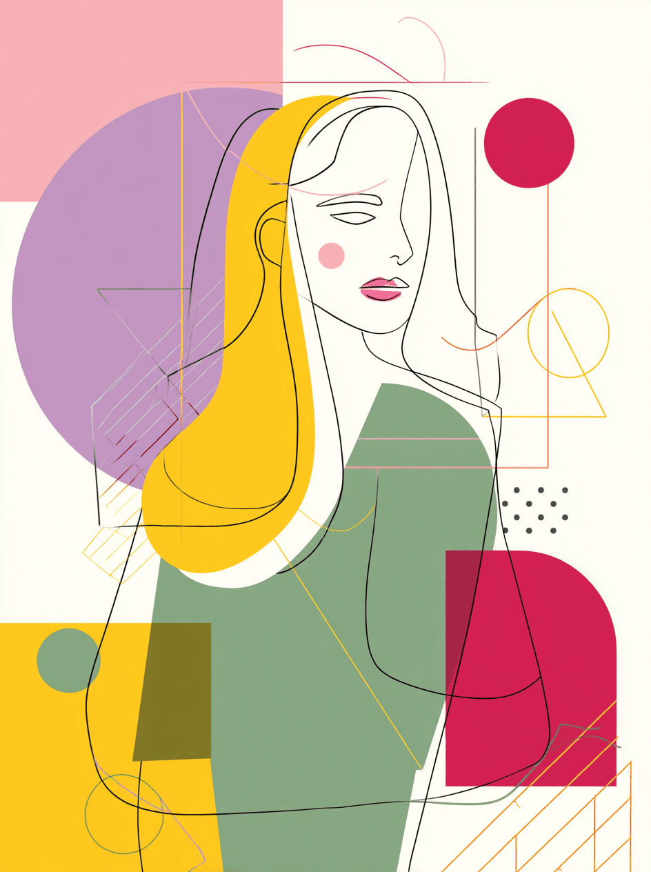 Figure Shine On original repeating artwork