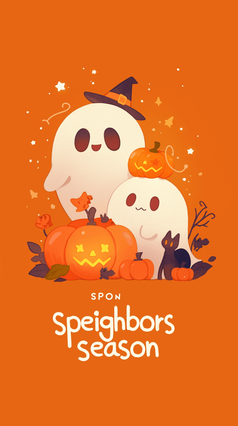 Halloween Ghost 183 original repeating artwork