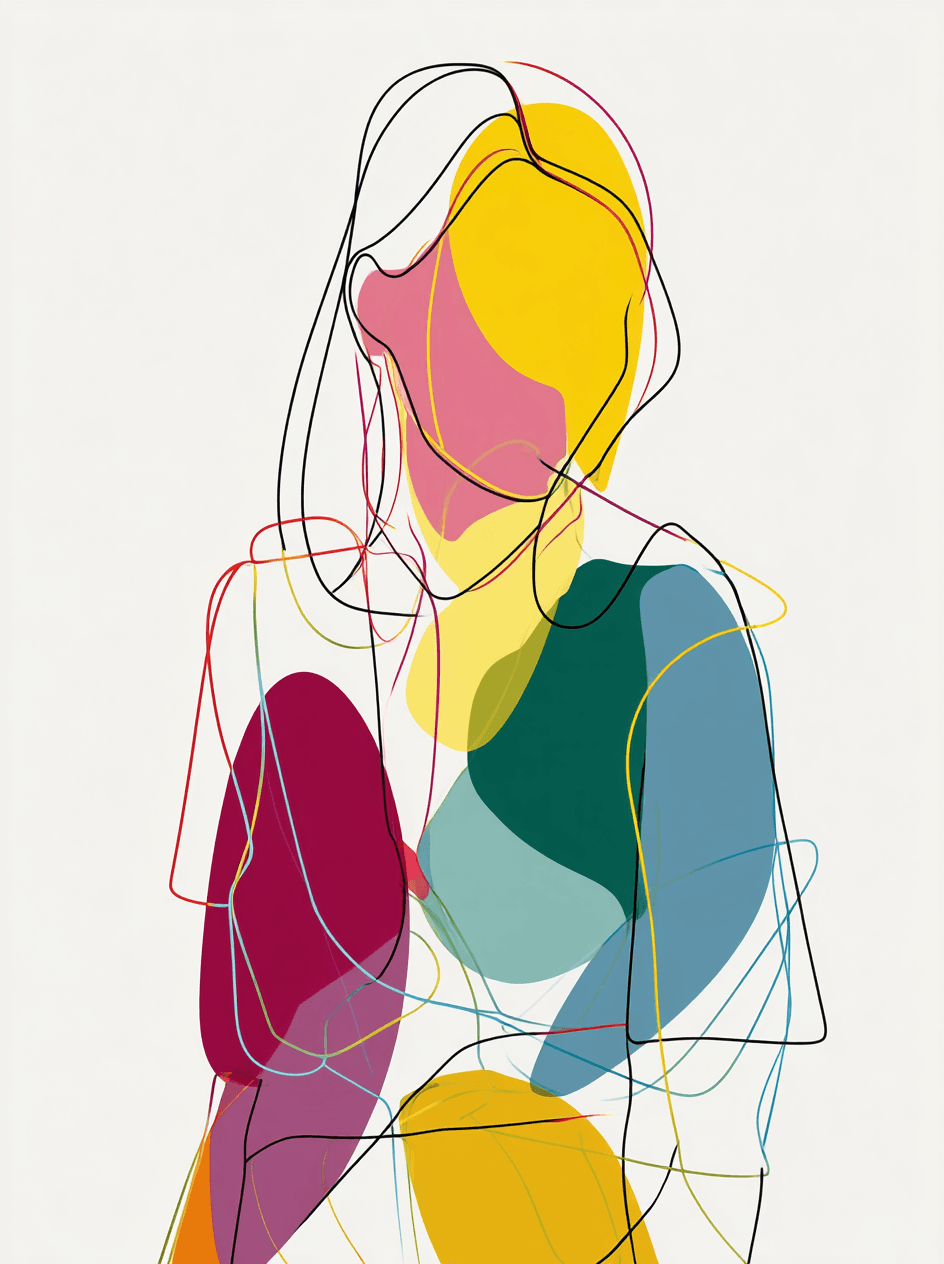 Figure Grow original repeating artwork