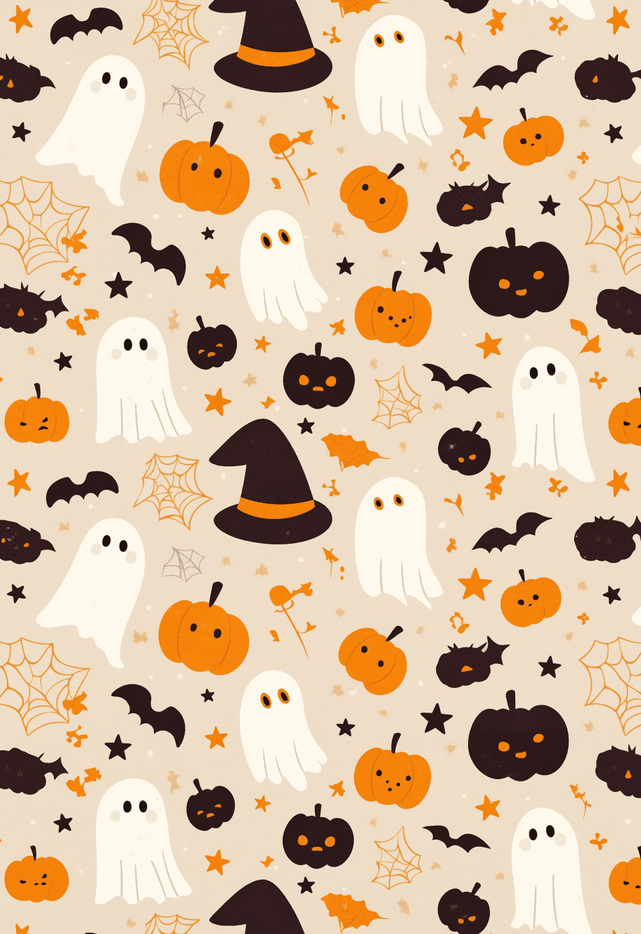 Halloween Ghost 364 original repeating artwork