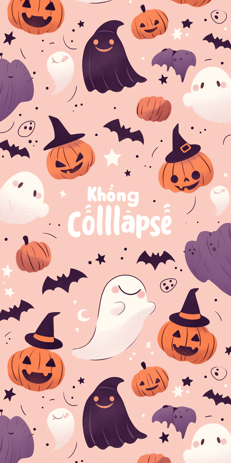 Halloween Ghost 212 original repeating artwork