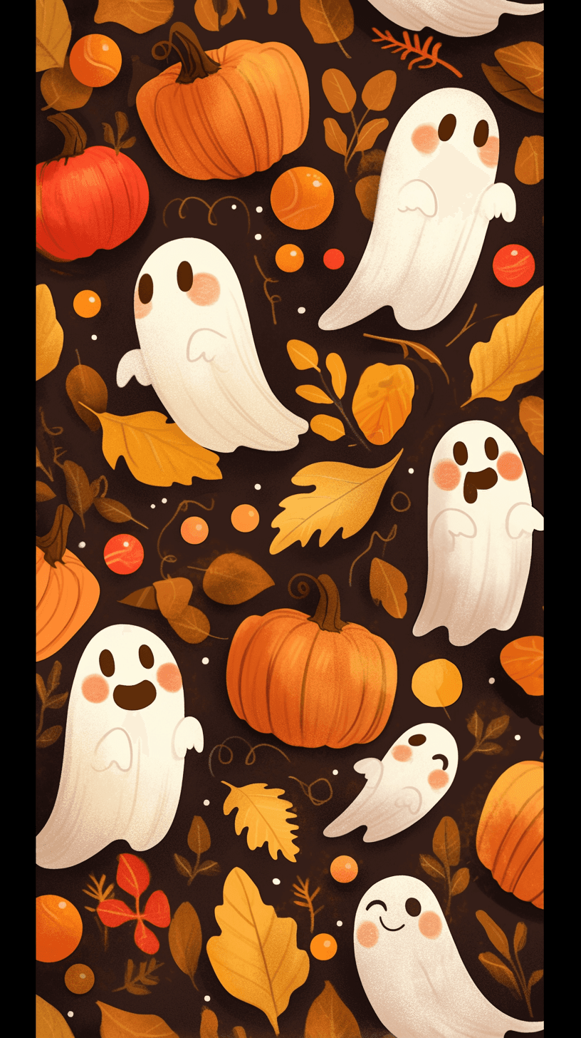 Halloween Ghost 710 original repeating artwork