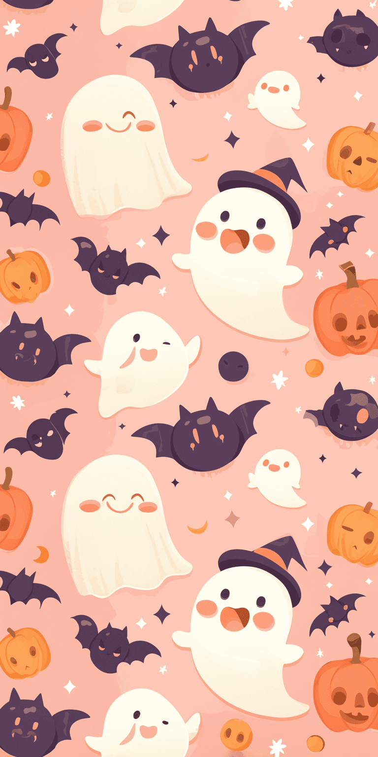 Halloween Ghost 531 original repeating artwork