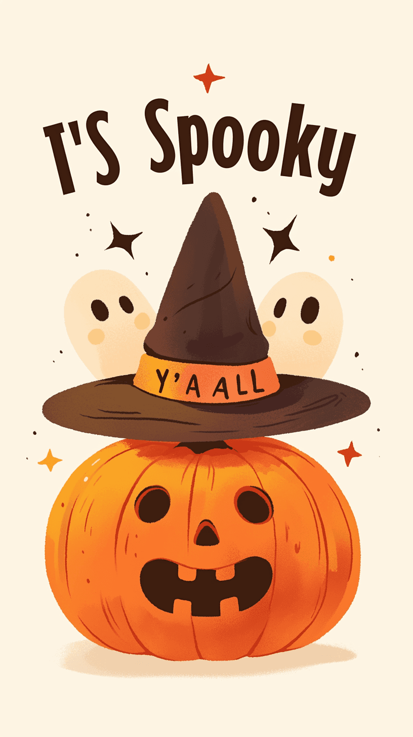 Cute Ghost original repeating artwork