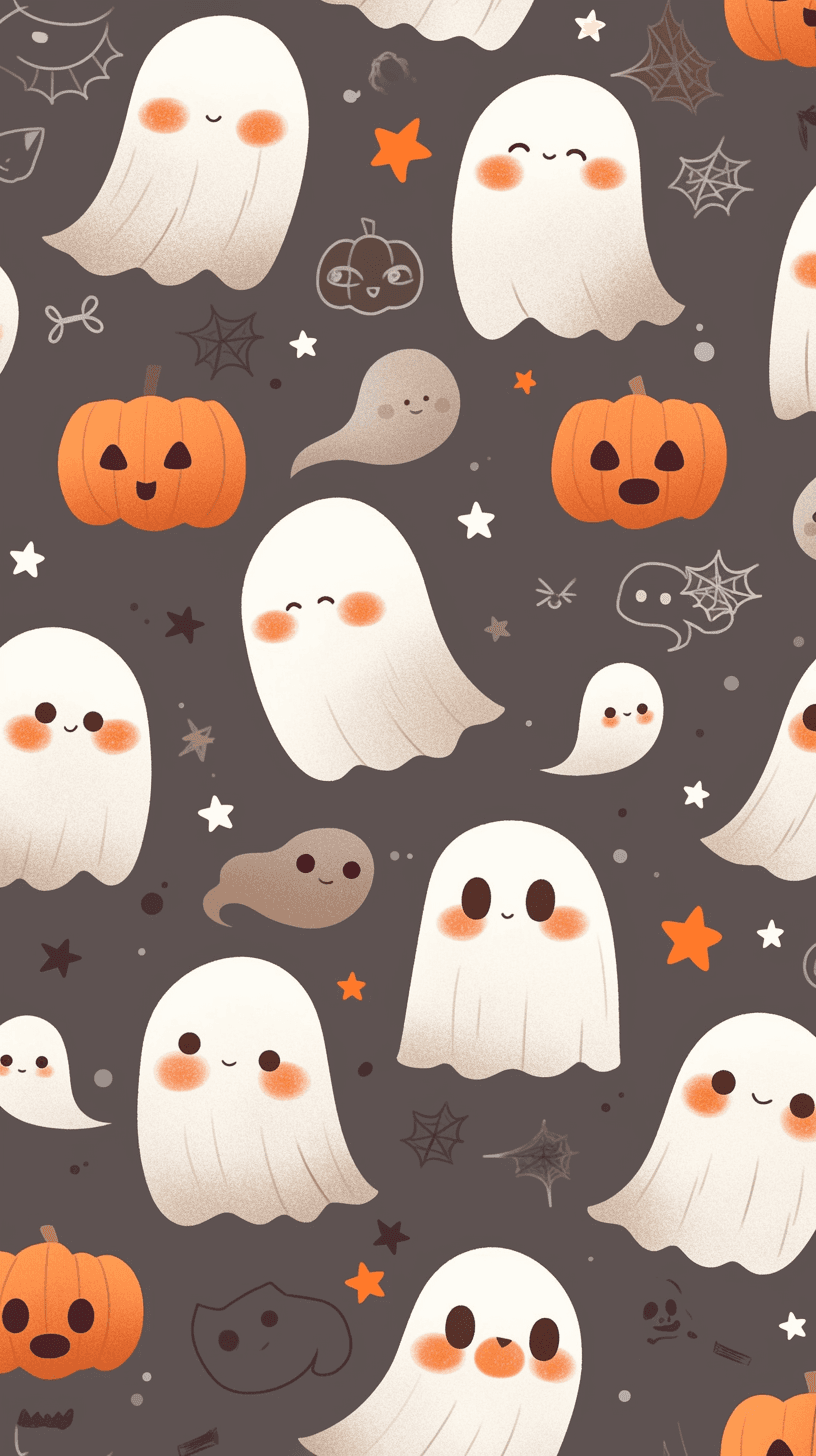 Halloween Ghost 380 original repeating artwork