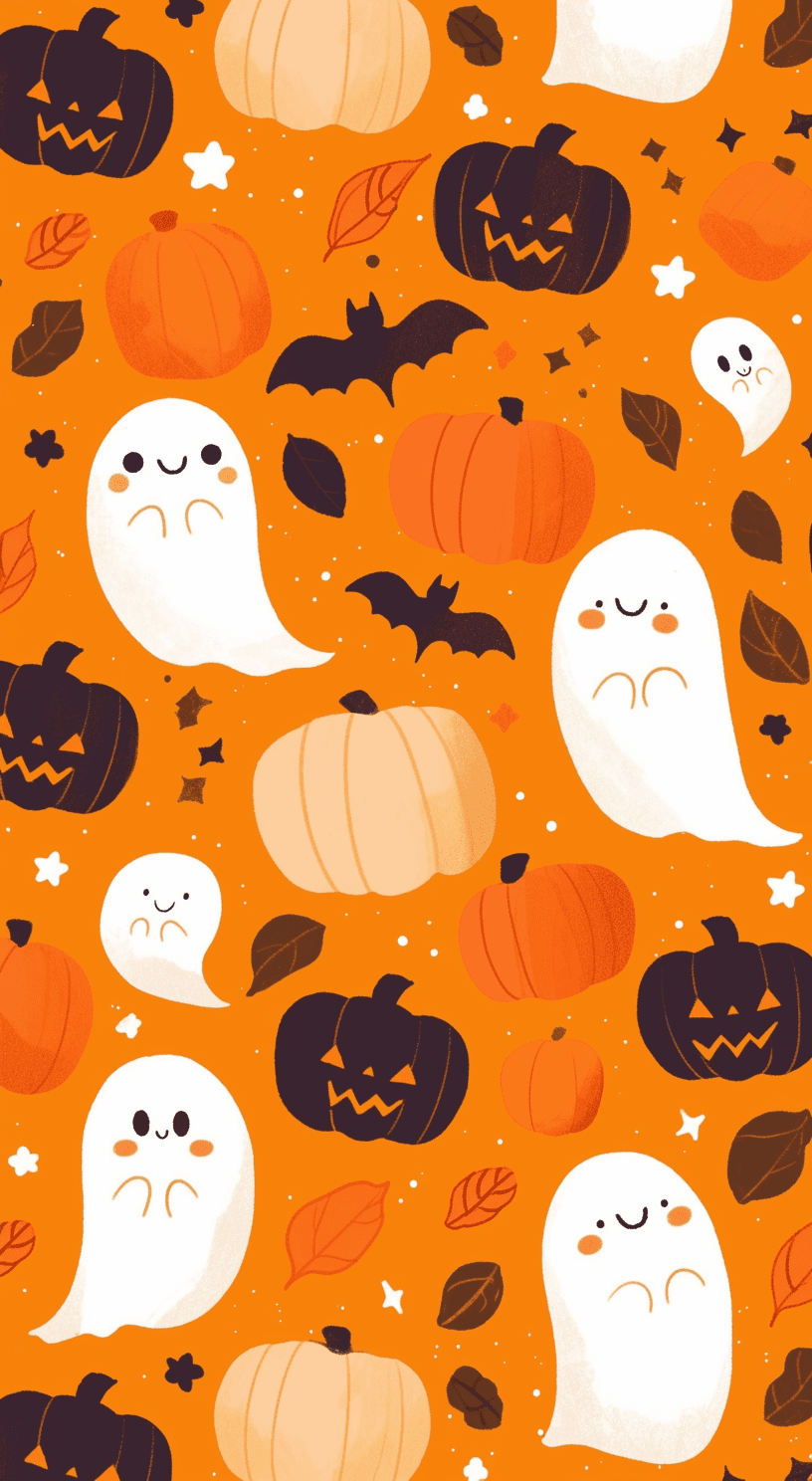 Halloween Ghost 281 original repeating artwork