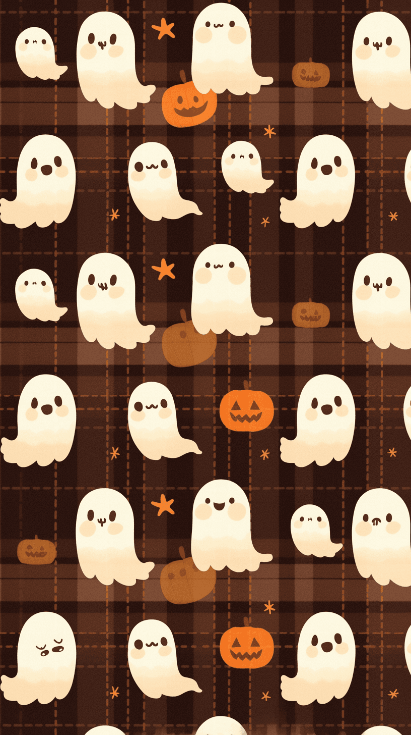 Cute Ghost Tune original repeating artwork