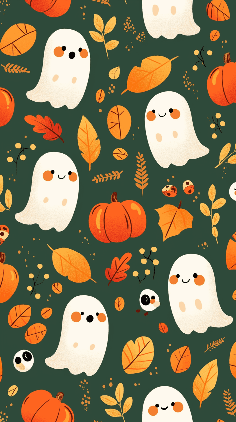 Halloween Ghost 623 original repeating artwork
