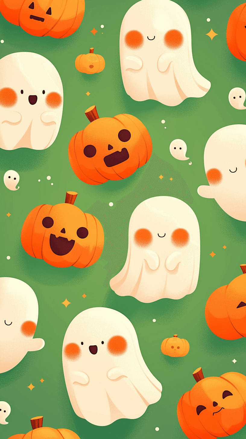 Halloween Ghost 793 original repeating artwork