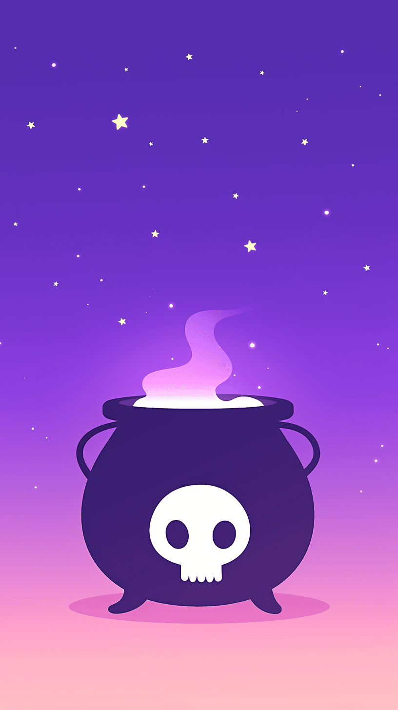 Christmas Skull Club original repeating artwork