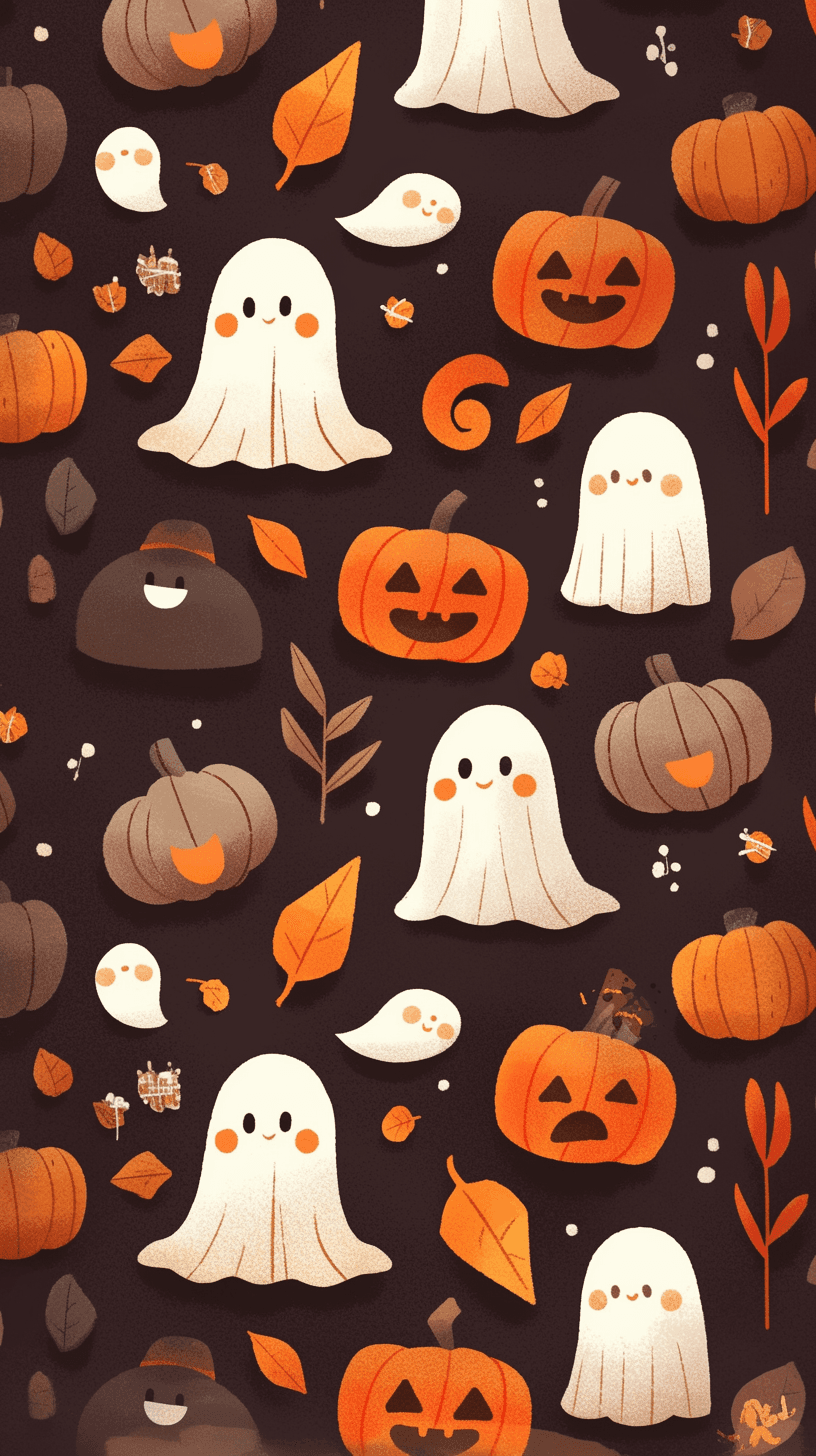 Halloween Ghost 1365 original repeating artwork