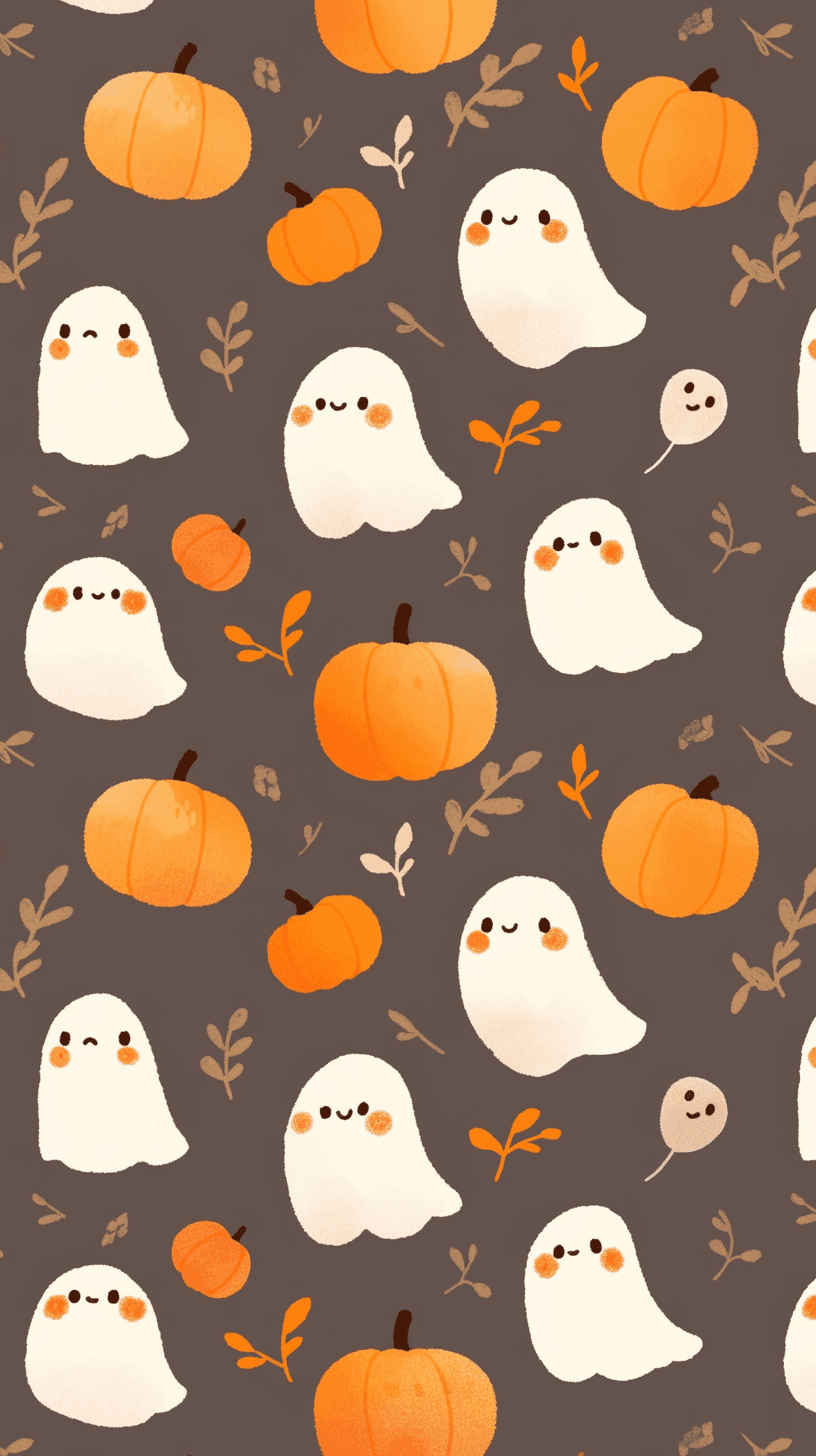 Halloween Ghost 1364 original repeating artwork
