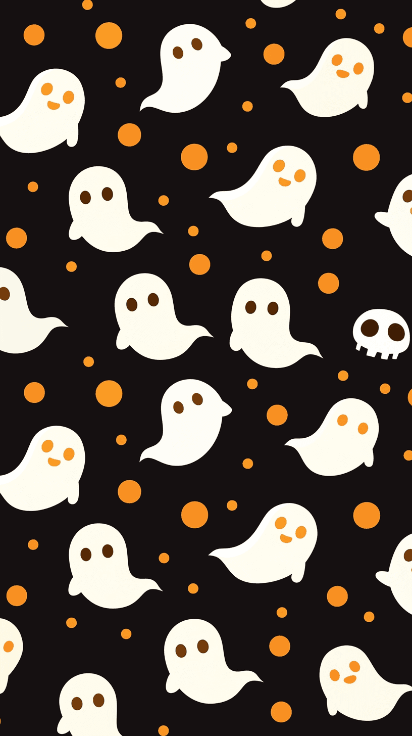 Halloween Ghost 1363 original repeating artwork