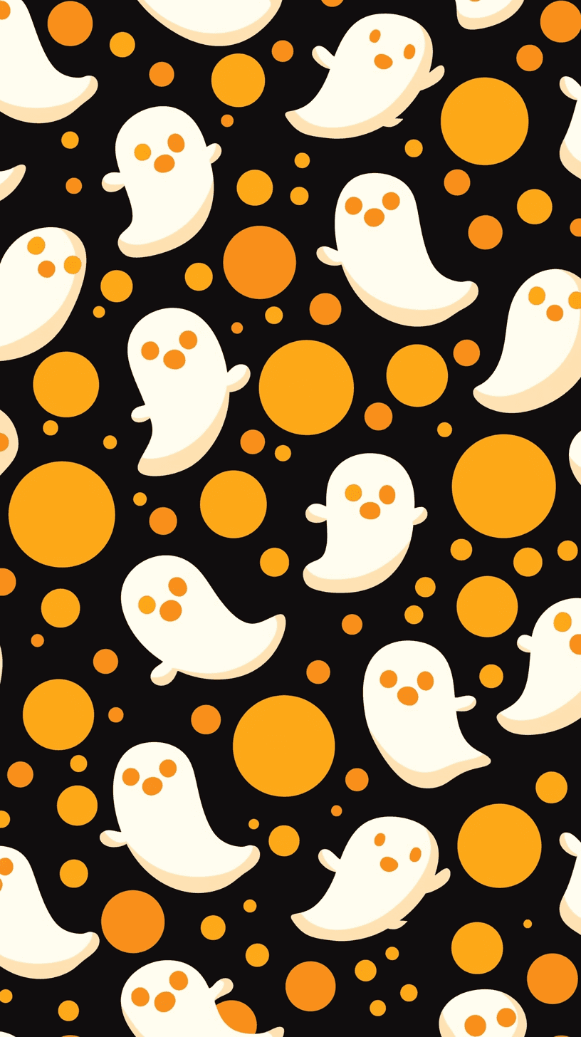 Halloween Ghost 1290 original repeating artwork