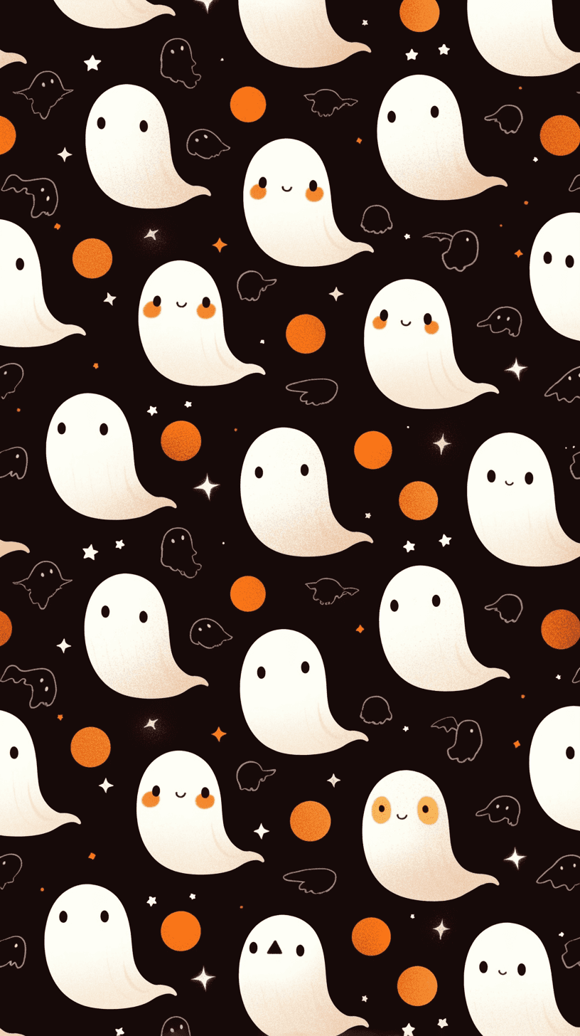 Halloween Ghost 1289 original repeating artwork