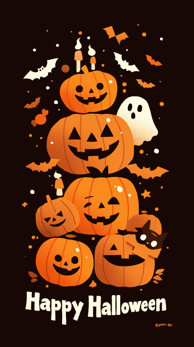 Halloween Ghost 1240 original repeating artwork