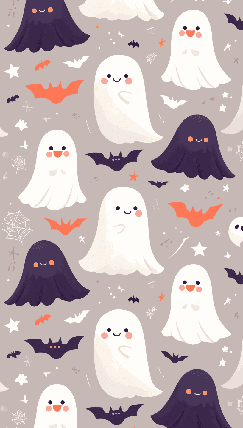Halloween Ghost 1283 original repeating artwork
