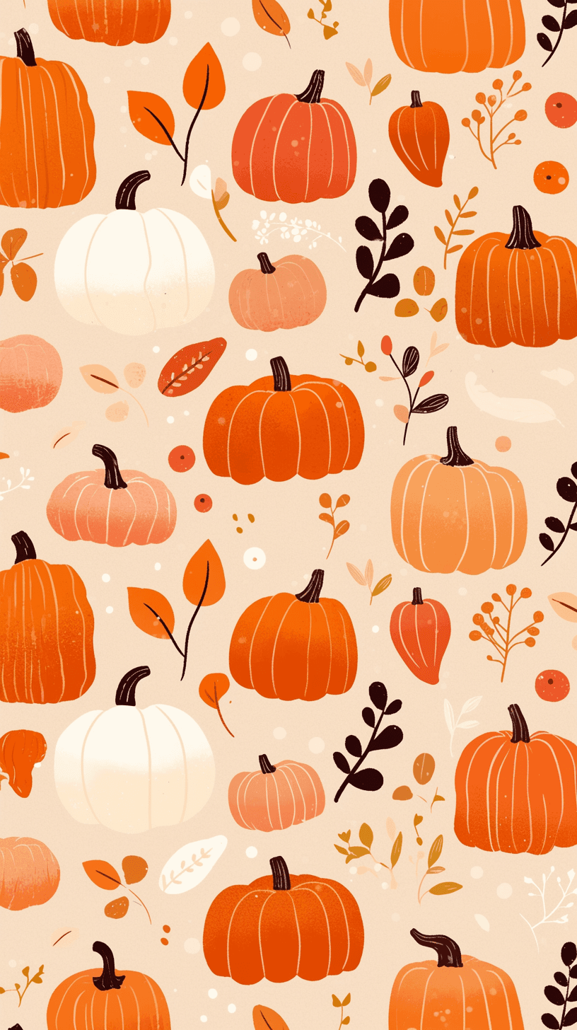 Halloween Pumpkin 375 original repeating artwork
