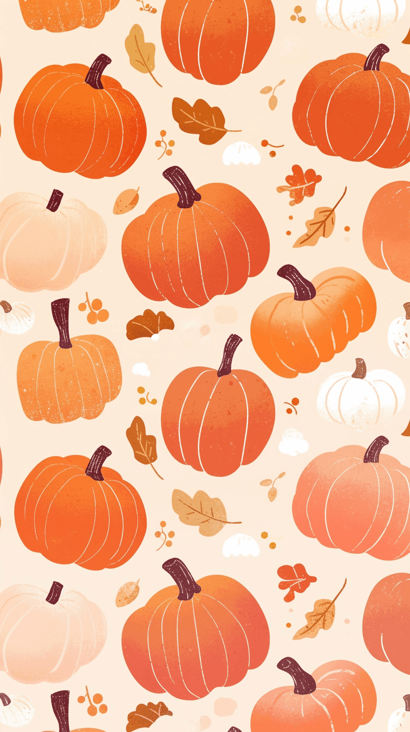 Halloween Pumpkin 374 original repeating artwork