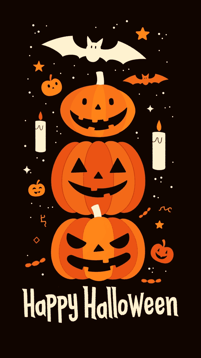 Halloween Pumpkin 342 original repeating artwork