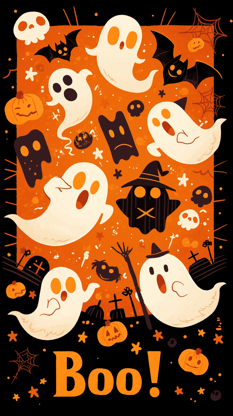 Halloween Pumpkin 341 original repeating artwork
