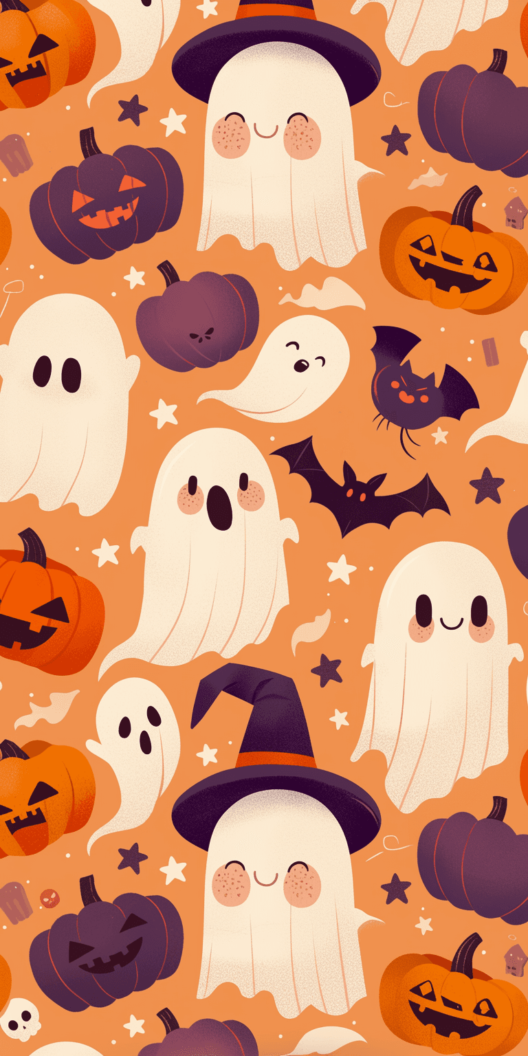 Halloween Ghost 1267 original repeating artwork