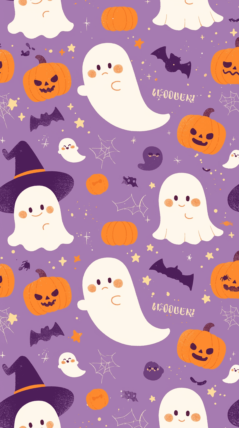 Halloween Ghost 1266 original repeating artwork