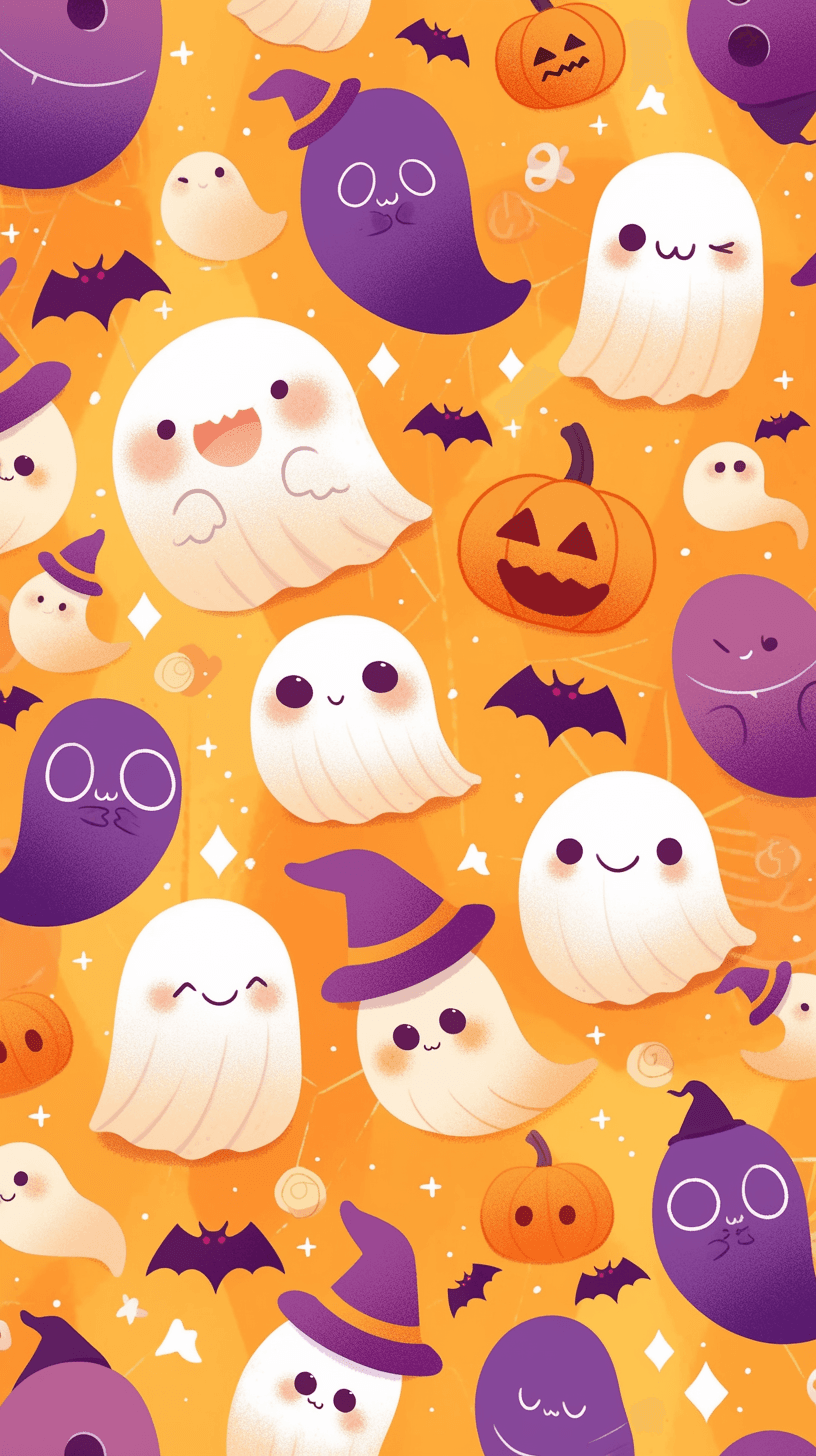 Halloween Ghost 1265 original repeating artwork