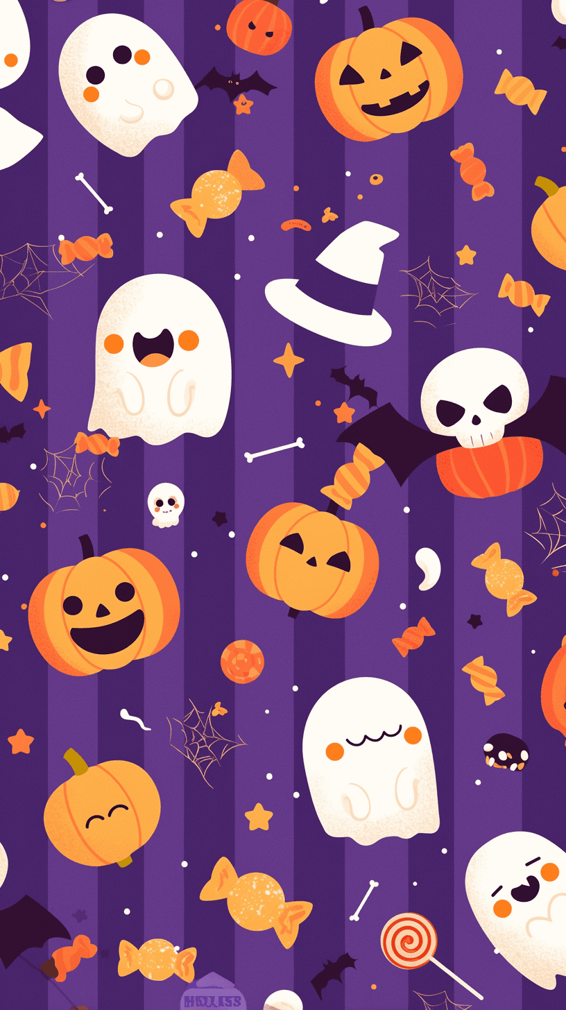Halloween Ghost 1277 original repeating artwork