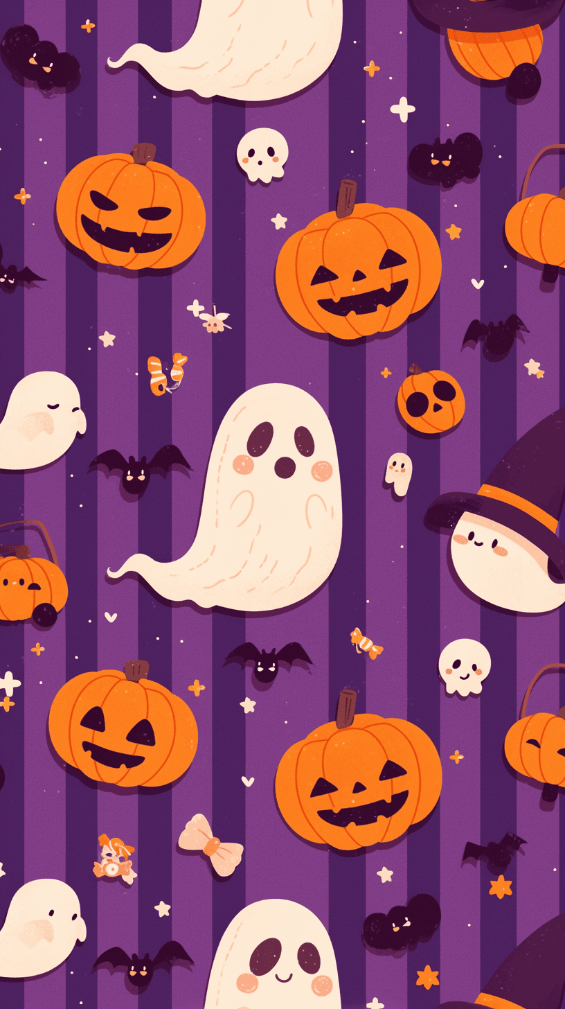 Halloween Ghost 1238 original repeating artwork