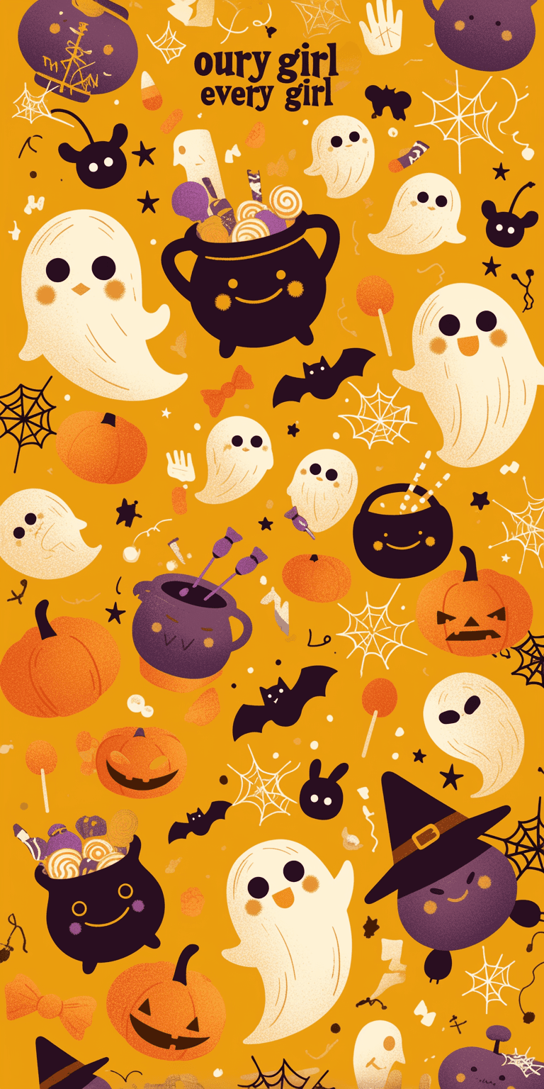 Halloween Ghost 1180 original repeating artwork