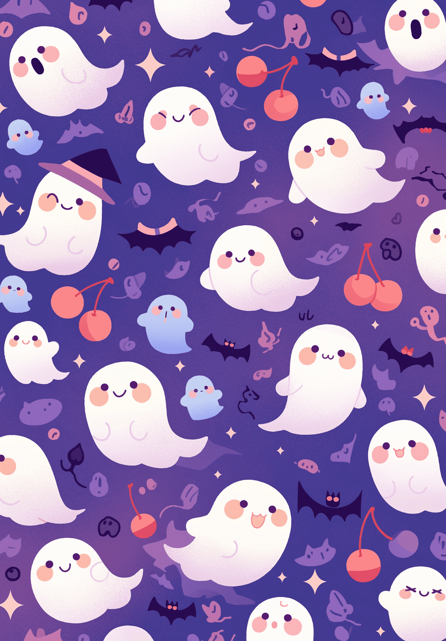 Halloween Ghost 1123 original repeating artwork