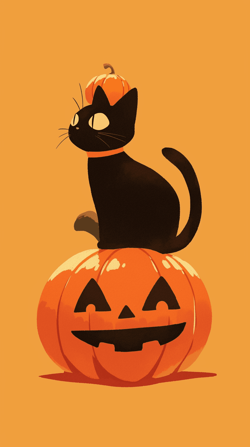 Halloween Pumpkin 338 original repeating artwork