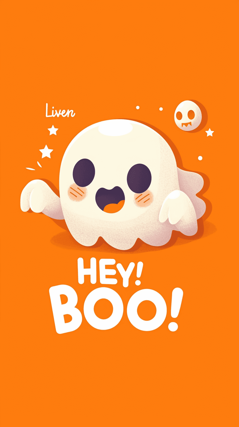 Halloween Ghost 1233 original repeating artwork