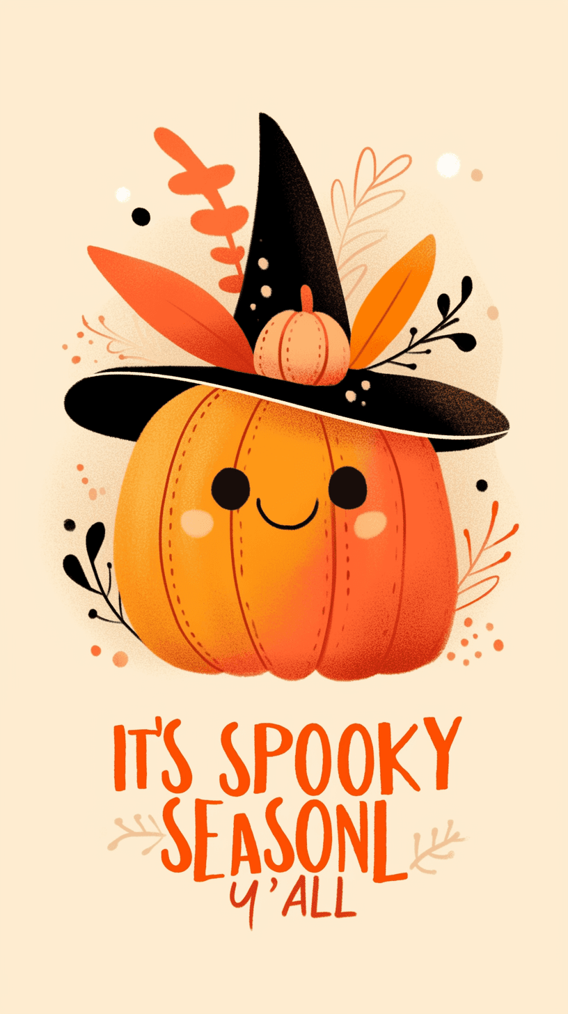 Halloween Pumpkin 077 original repeating artwork