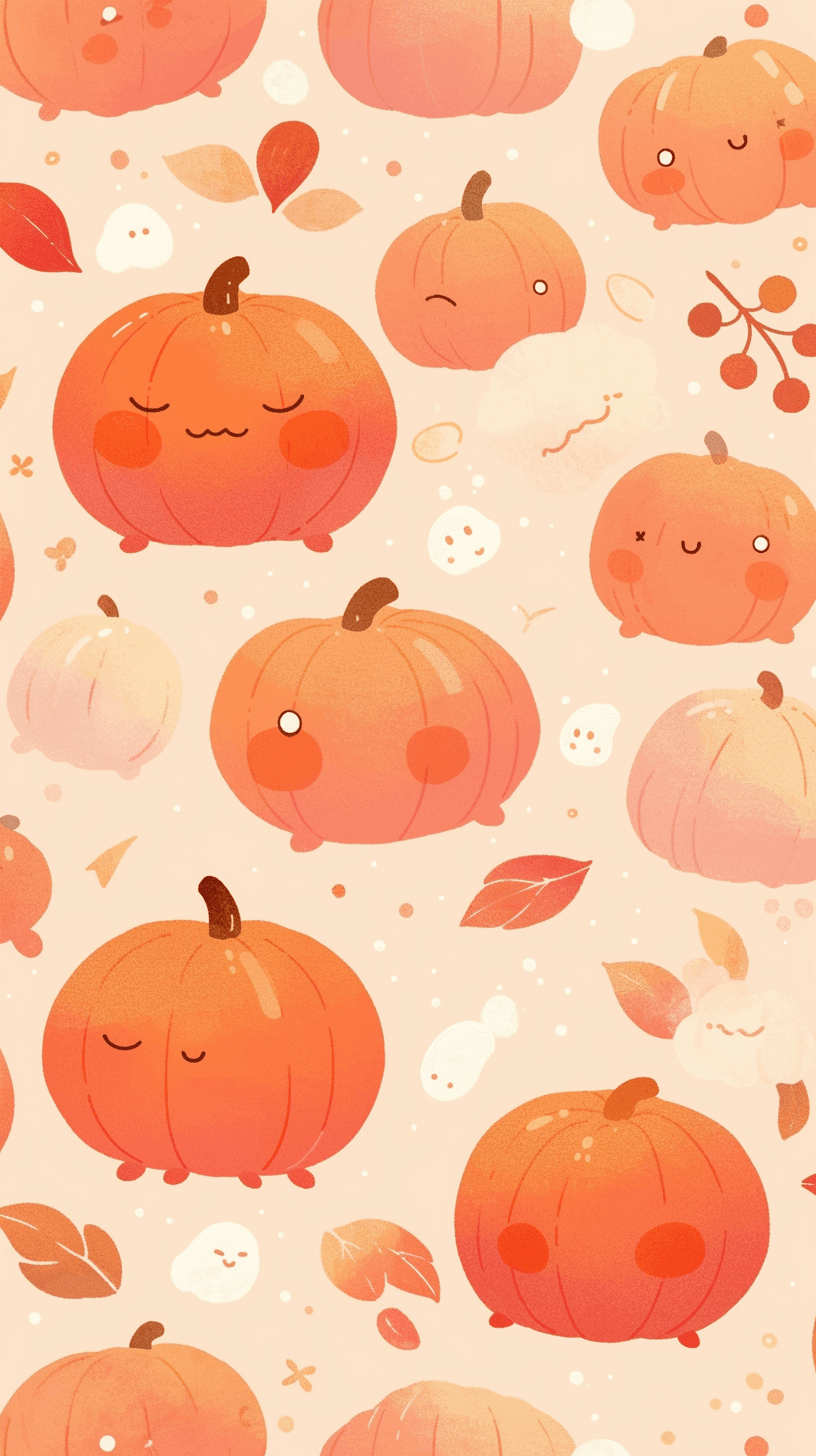 Halloween Pumpkin 357 original repeating artwork
