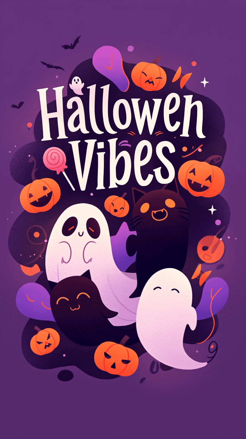 Halloween Ghost 1352 original repeating artwork