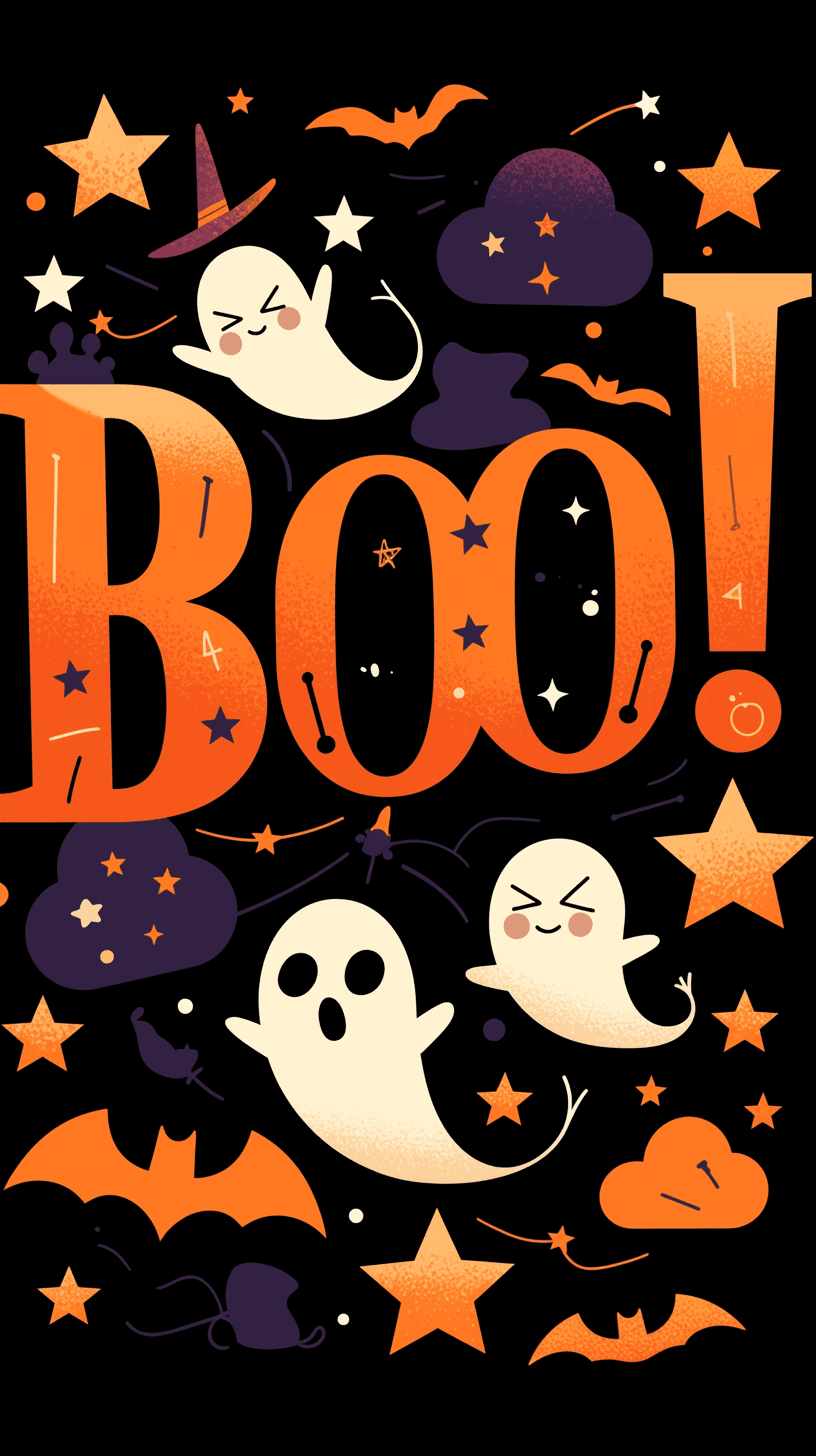 Halloween Ghost 1177 original repeating artwork