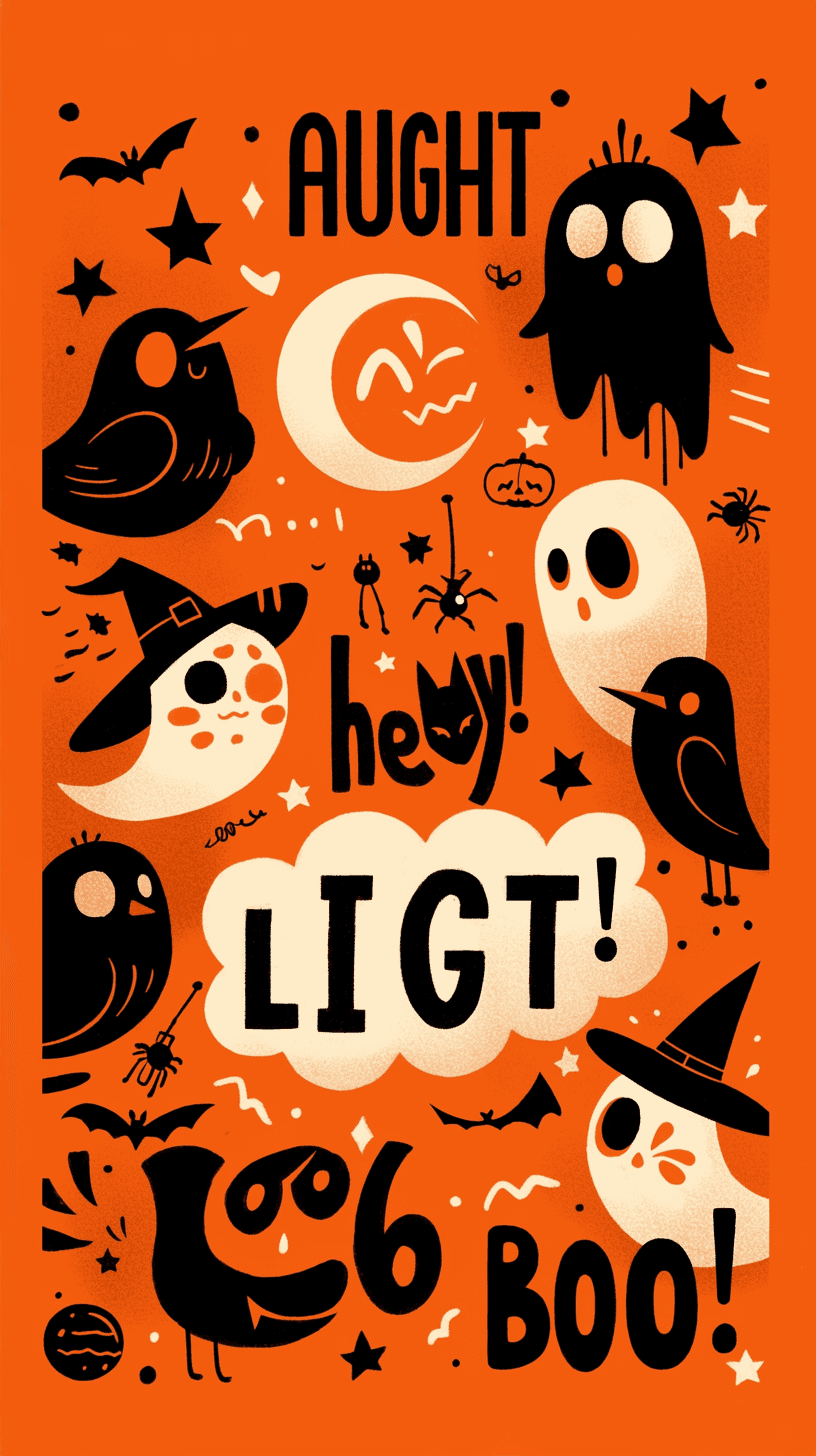Halloween Ghost 766 original repeating artwork