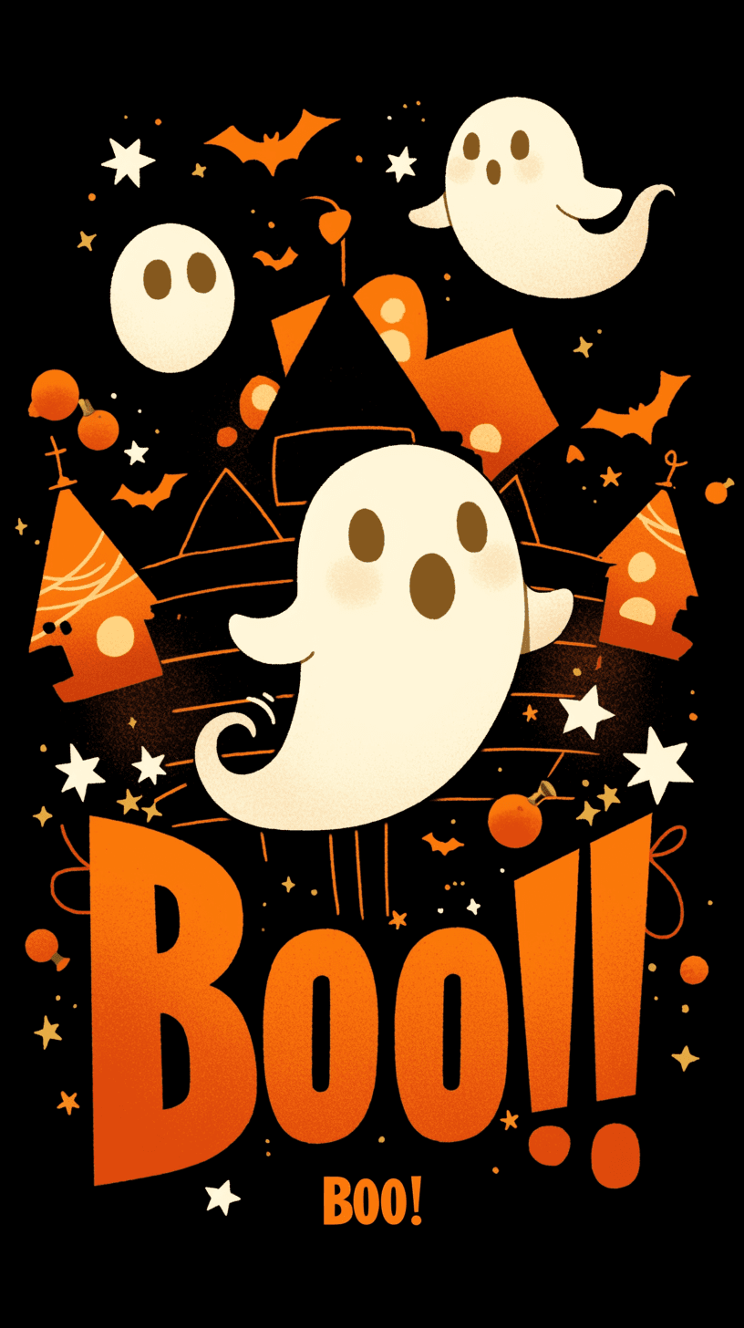 Halloween Ghost 798 original repeating artwork