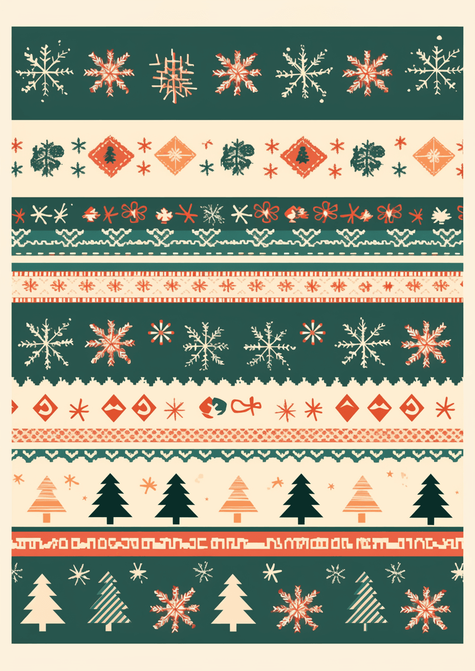 Christmas Design 117 original repeating artwork