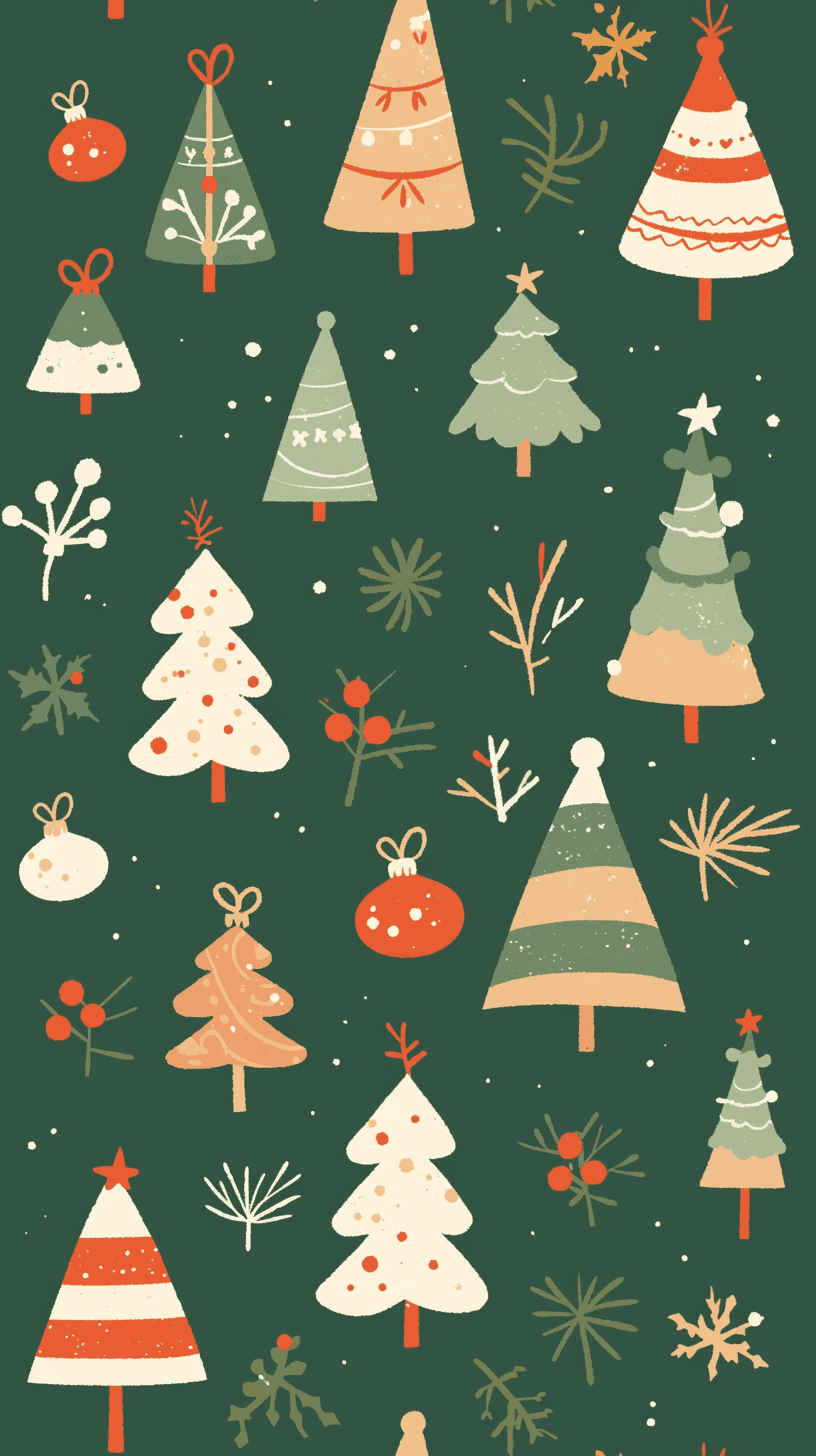 Christmas Tree 675 original repeating artwork