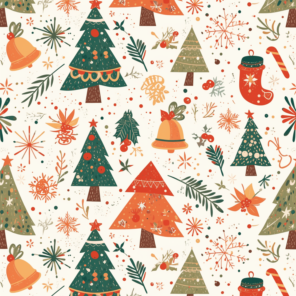 Christmas Tree 430 original repeating artwork