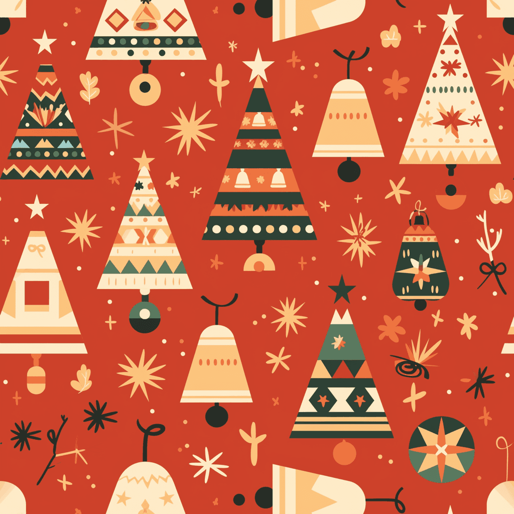 Christmas Tree 094 original repeating artwork