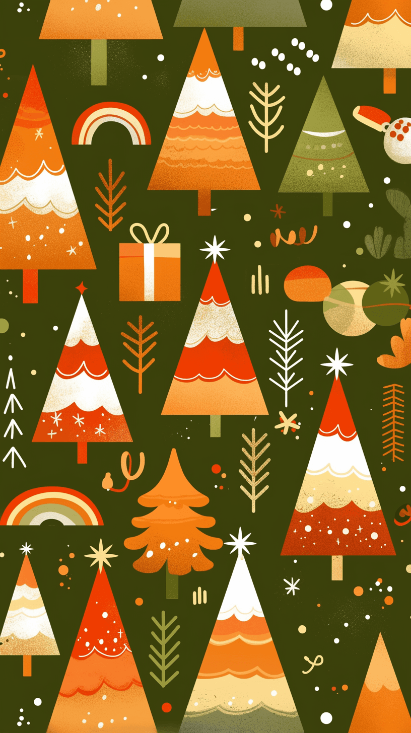 Christmas Tree 322 original repeating artwork