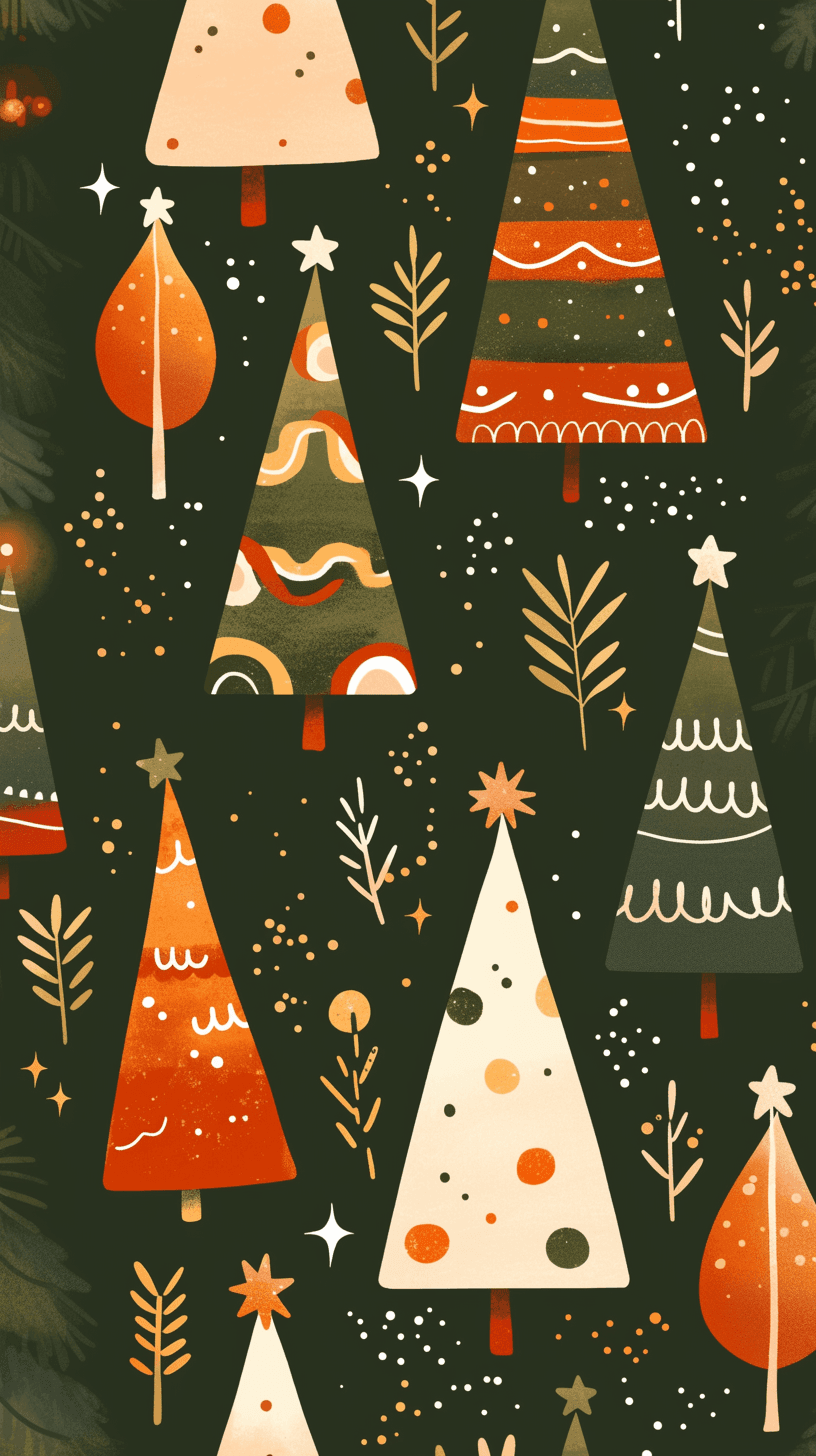 Christmas Tree 693 original repeating artwork