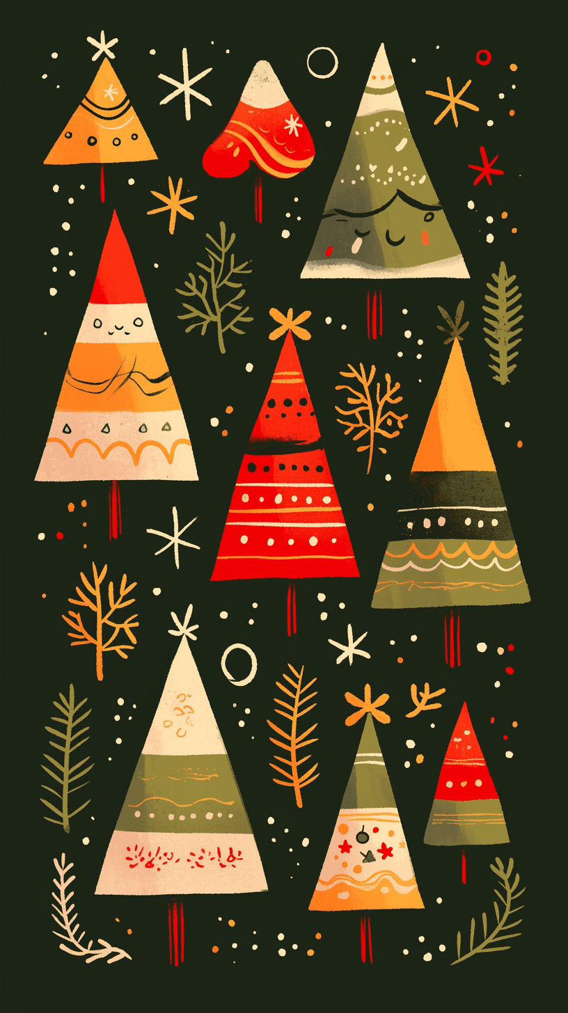 Christmas Tree 578 original repeating artwork