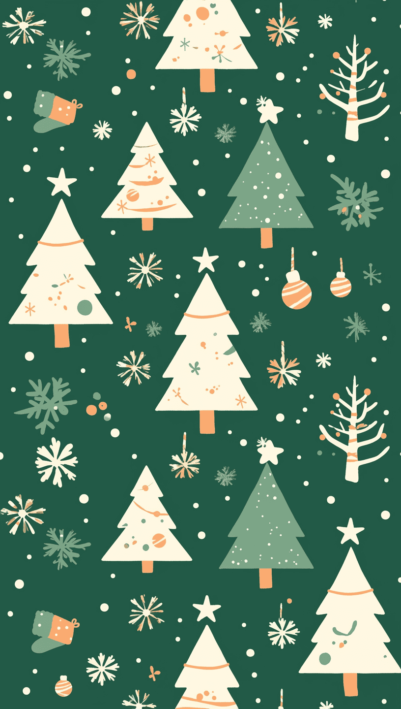 Christmas Tree 781 original repeating artwork