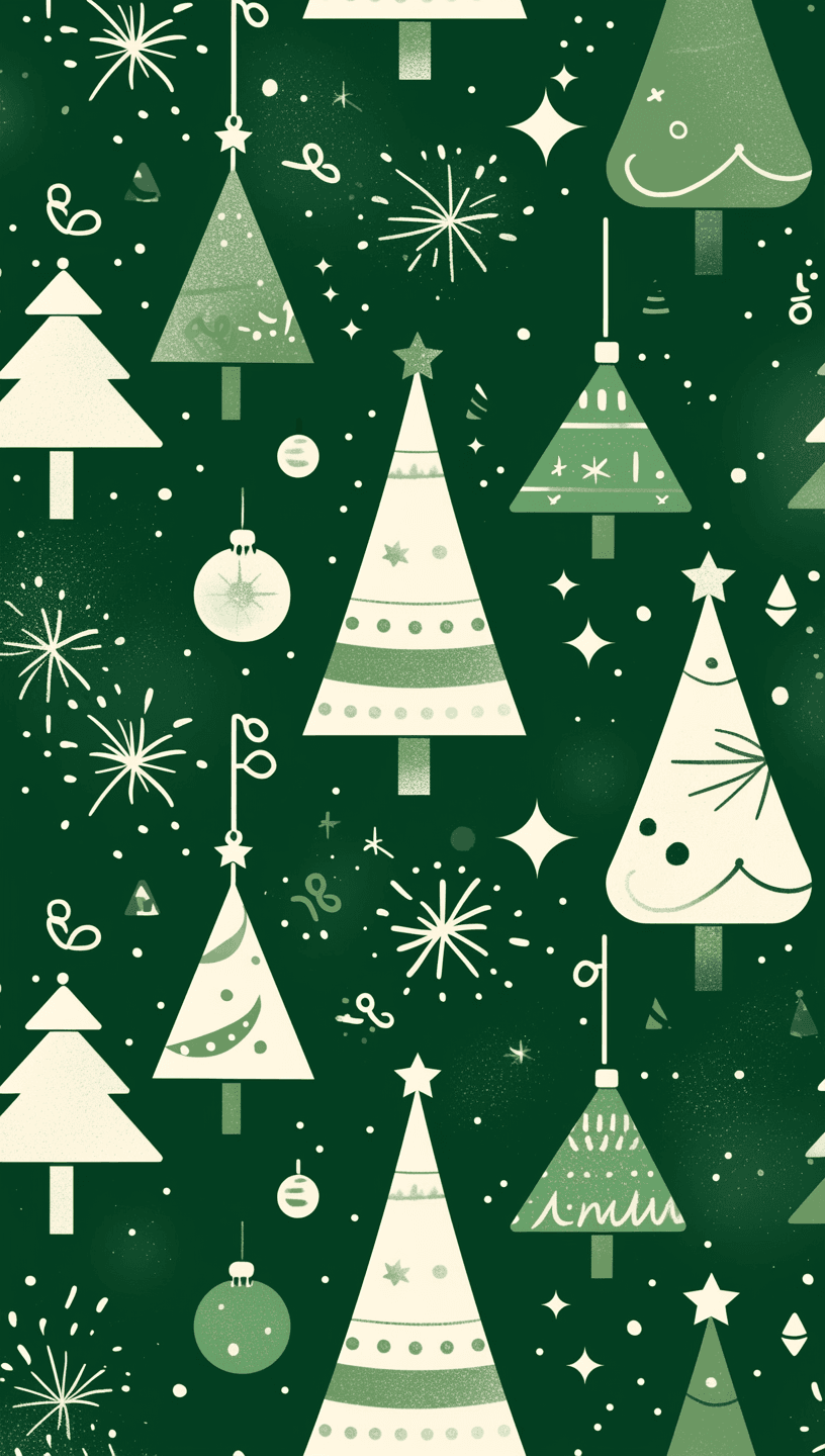 Christmas Tree 804 original repeating artwork